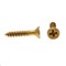 Prime-Line Wood Screw, Flat Head, Phillips Drive No. 6 X 3/4in Solid Brass 100PK 9034634 - alternate 3